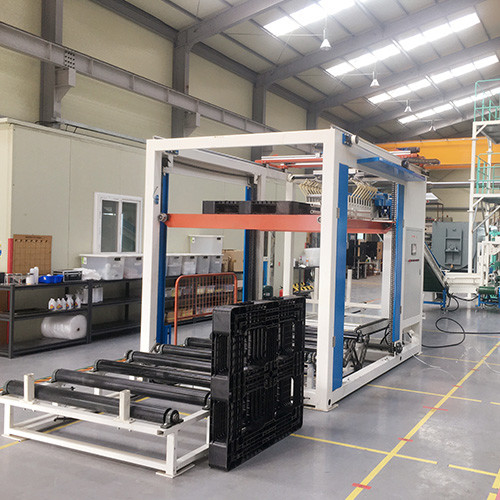 12.7KW Automatic Palletizer Machine For Stacking 50kg Bags In Pallet